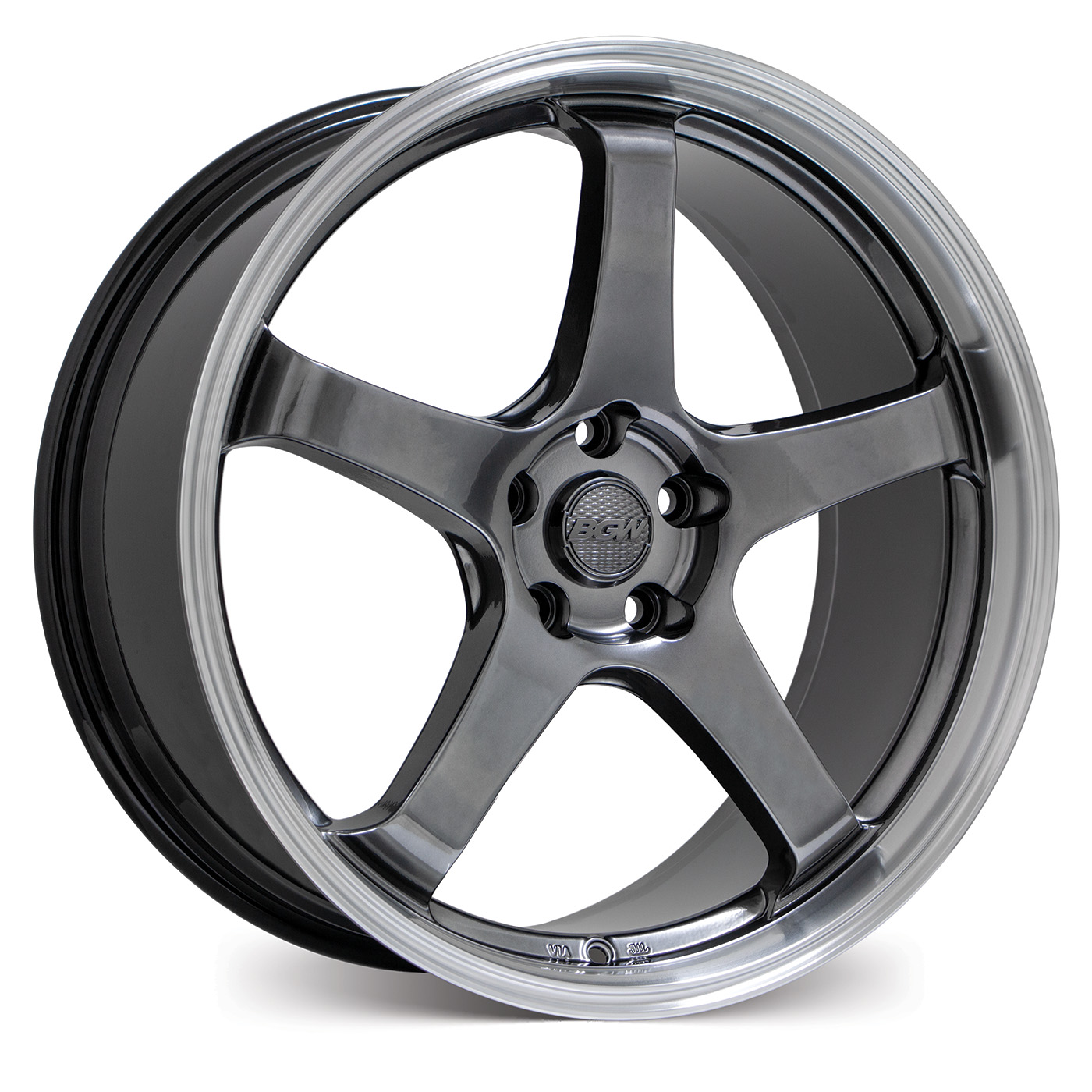 BGW LAGUNA[Hyper Black w/Machined Lip] | BG World Wheels