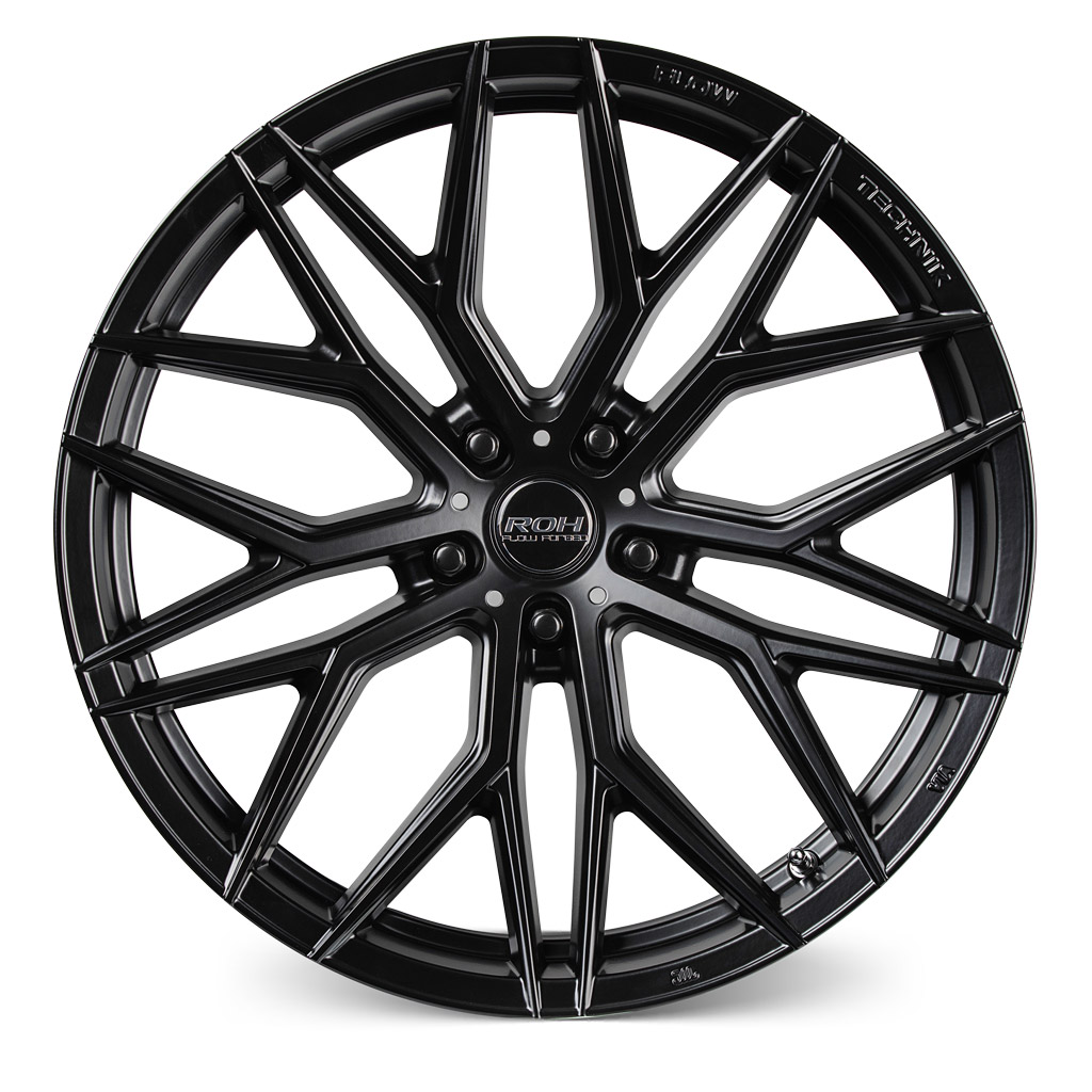 ROH ALLOY RF4[Matt Black] | BG World Wheels